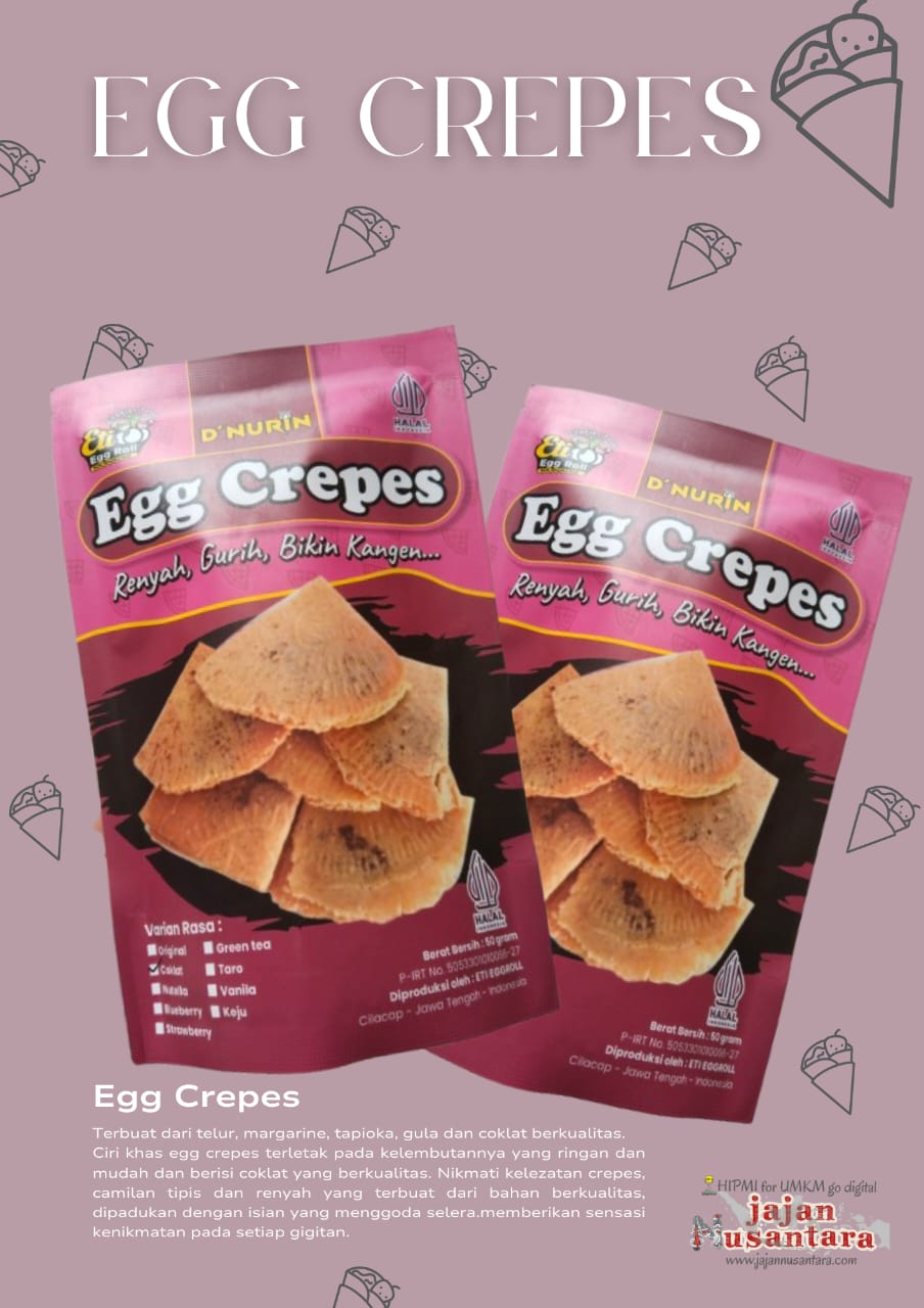 Crepes Renyah | Jajan Nusantara Untuk Indonesia